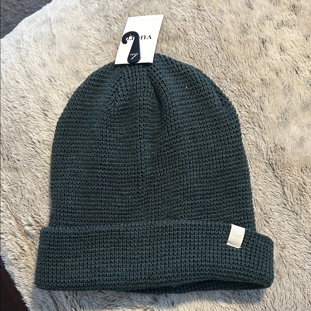 Vuori Waffle Knit Alpine Beanie One Size in color Aspen